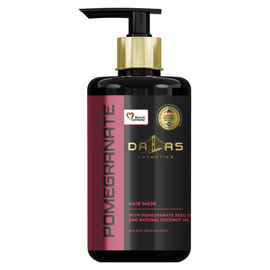 Маска для волос DALAS COSMETICS, с маслом гранатовых косточек и кокосовым маслом, с дозатором, 900 мл