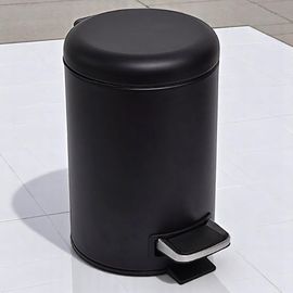 Cos pentru gunoi cu pedala TENDANCE, negru, inchidere moale, 3 l