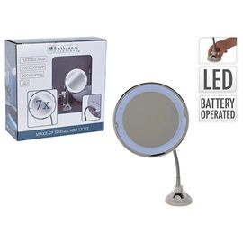 Oglinda ELEGANZA LED, pe suport, D 20 cm, H 40 cm