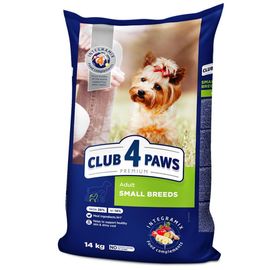 Корм CLUB 4 PAWS Premium для собак малых пород, сухой,  ассорти, 14 кг