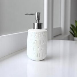 Dozator pentru sapun TENDANCE Relax, alb, ceramic