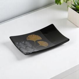 Sapuniera TENDANCE Gingko, negru
