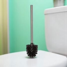 Щeтка-ерш для WC Five, ручка нержавеющая сталь, черная