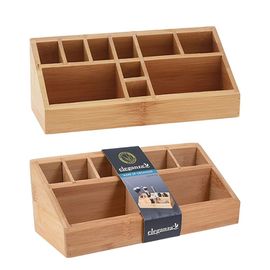 Organizator pentru cosmetica ELEGANZA, bambus, 23x9x8.5cm