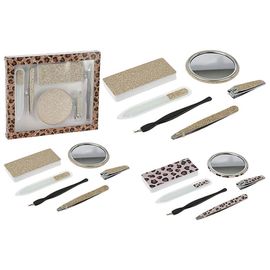 Set pentru manichiura, in husa, 2 modele, 6 buc
