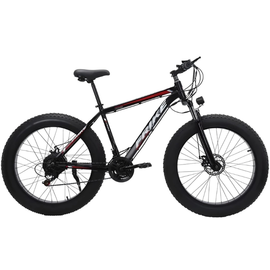 Велосипед FRIKE TY - Fatbike 26, красный и черный