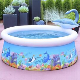 Piscina gonflabila cu fantana SUNCLUB 3D Spray (12150)