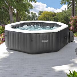 Надувной СПА-джакузи INTEX Jet & Bubble Deluxe, 6-и местный, 218 x 71 см, 1 098 л