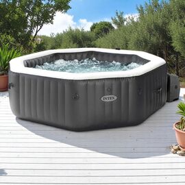 Надувной СПА-джакузи INTEX Jet & Bubble Deluxe, 4-х местный, 201 x 71 см, 795 л