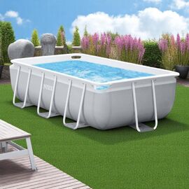 Бассейн INTEX PRISM FRAME RECTANGULAR, металлический каркас, 300 x 175 x 80 см, 3539 л
