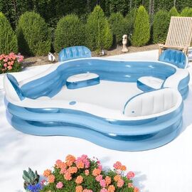 Семейный надувной бассейн INTEX, 229 x 229 x 66 см, 990 л, 3+