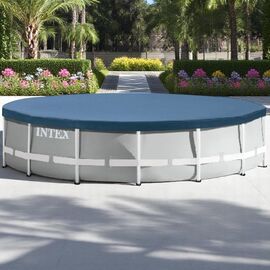 Husa INTEX pentru piscine cu cadru metalic rotund, D 457 cm