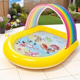 Детский надувной бассейн INTEX навесы и фонтанчики, 147 x 130 x 86 см, 84 л, 2+
