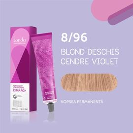 Vopsea de par LONDA PROF PMNT 8/96, 60 ml