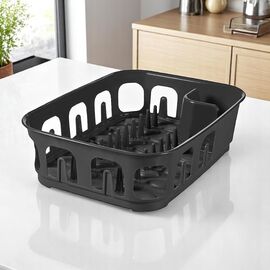 Uscatoare pentru vase ESSENTIALS, patrata, gri