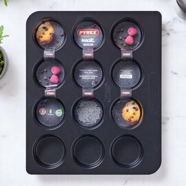 Forma pentru briose PYREX MAGIC, mini, 12 buc