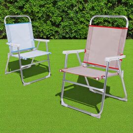 Scaun pentru picnic ProBeach pliant, cadru metalic, 90 х 56 х 51 cm