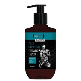 Шампунь 2 в 1 HAIR TREND BARBER, мужской, для бороды и волос, 300 мл