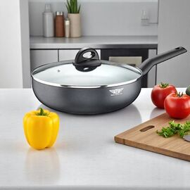 Сковорода WOK PINTI Pop, с крышкой, 28см