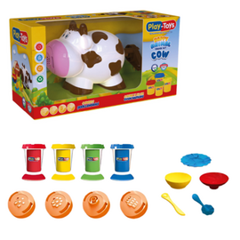 Веселый набор для лепки PLAY TOYS Коровка