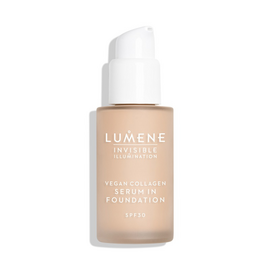 Fond de ten LUMENE Vegan Collagen Serum in Foundation SPF30, nuanta 1.5, 30 ml