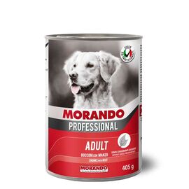 Консерва MORANDO Bocconcini Cane Manzo, для собак, 405гр