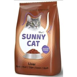 Hrana uscata SUNNY CAT Liver, pentru pisici, 10kg