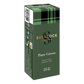 Чай SHERLOCK SECRETS Pure Green, 25 пакетиков x 1.8 г