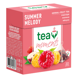 Чай TEA MOMENTS Summer Melody, 20 пирамидок x 1.7 г