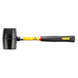 Ciocan din cauciuc TOPEX, 450g/60 mm, mâner metalic, 02A305