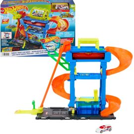 Трек HOT WHEELS "Автомойка туннельный твист"
