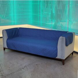 Чехол для дивана DORMEO Fusion, 2в1, синий, 130см