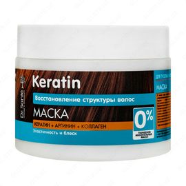 Маска для волос DR.SANTE Кератин, восстанавливающая, 300 мл