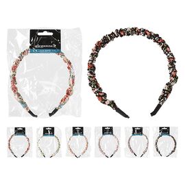 Bentita textil pentru par Eleganza, 15х11 cm