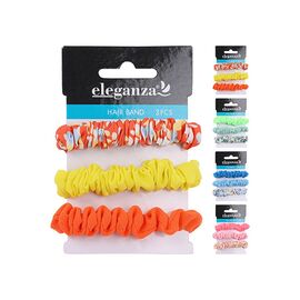 Set elastice pentru par Eleganza, 6 cm, 3 buc