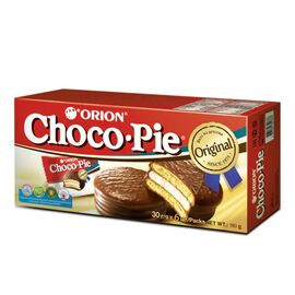 Biscuiti cu marshmallow Orion CHOCO PIE, 180 gr