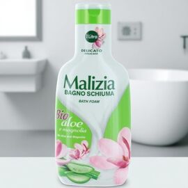 Gel-spuma pentru dus si baie MALIZIA, aloe si magnolia, 1 l