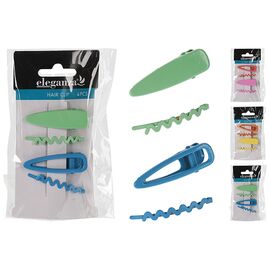 Set agrafe Eleganza Clip, 10х1.5 cm, poliester, 4 buc