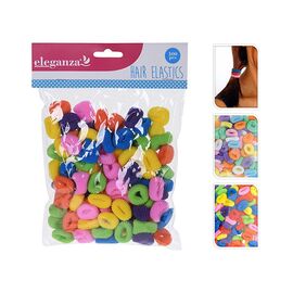 Set elastice pentru par Eleganza, mici, 100 buc