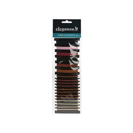 Set elastice pentru par Eleganza, subtiri, 36 buc