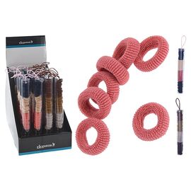 Set elastice pentru par Eleganza, mici, voluminos, tub, 30 buc
