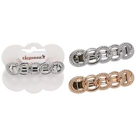 Agrafa pentru par Eleganza Noduri, 7.5 cm, metal