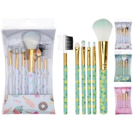 Set de perii de machiaj Eleganza Summer, 6 buc
