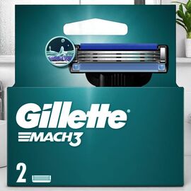 Кассеты GILLETTE MACH3 3 лезвия, 2 шт
