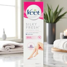 Crema depilatoare VEET Fresh, pentru piele normala, 100 ml
