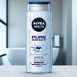 Gel de dus NIVEA Men Pure Impact, 500 ml
