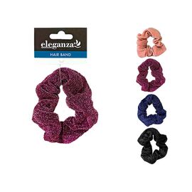 Elastic pentru par Eleganza, textil, voluminos, 9 cm