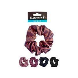 Elastic pentru par Eleganza, voluminos, textil, 9 cm