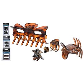 Set agrafe pentru par Eleganza Crab, diferite marimi, 1 buc/2 buc/4 buc/8 buc