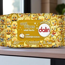 Влажные салфетки DALIN 56шт.